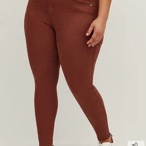 Torrid size 22 brown jegging